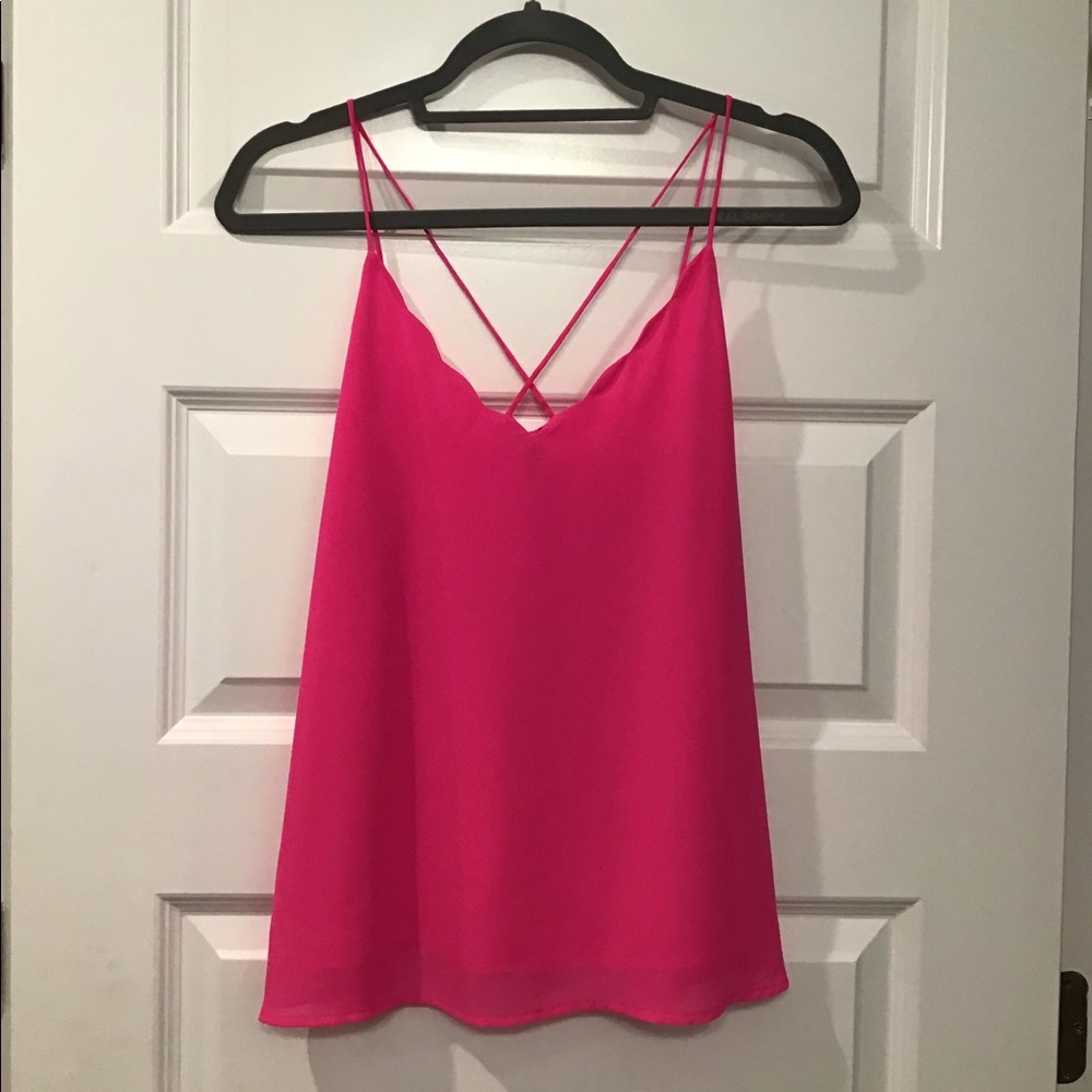 Naked Zebra Bright Pink Top